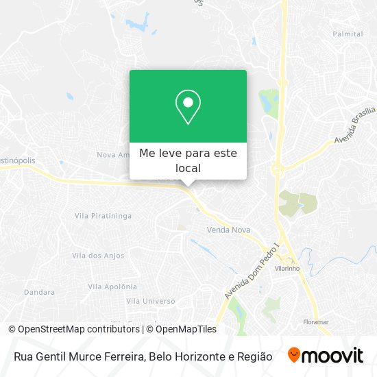 Rua Gentil Murce Ferreira mapa