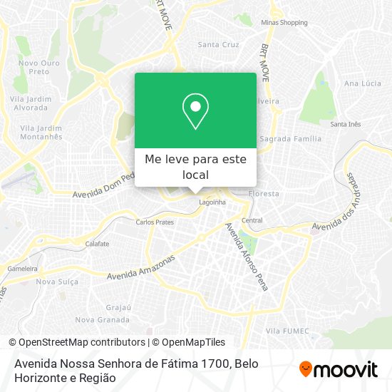 Avenida Nossa Senhora de Fátima 1700 mapa
