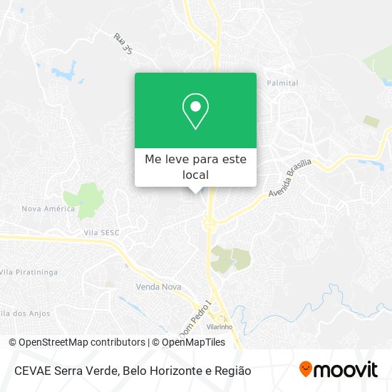 CEVAE Serra Verde mapa