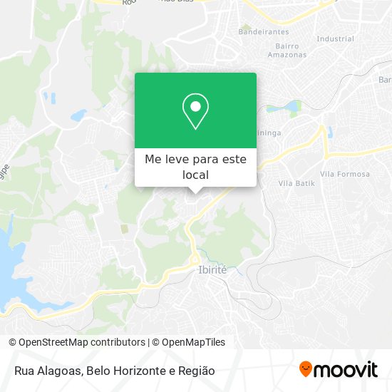 Rua Alagoas mapa
