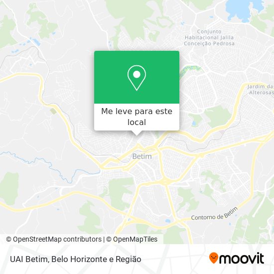 UAI Betim mapa