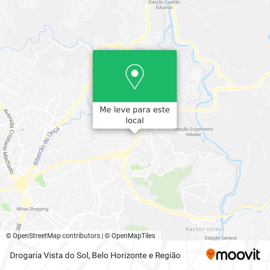 Drogaria Vista do Sol mapa