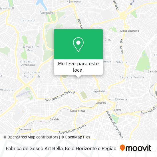 Fabrica de Gesso Art Bella mapa