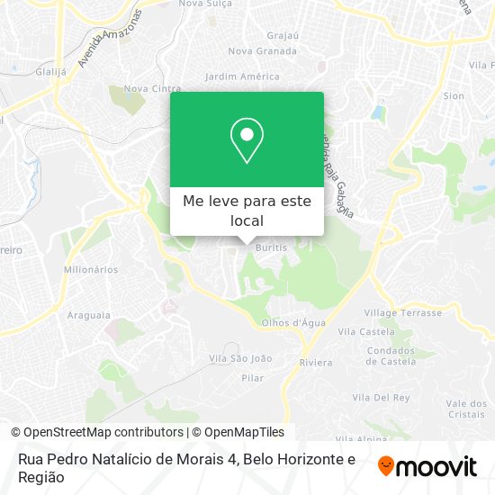 Rua Pedro Natalício de Morais 4 mapa