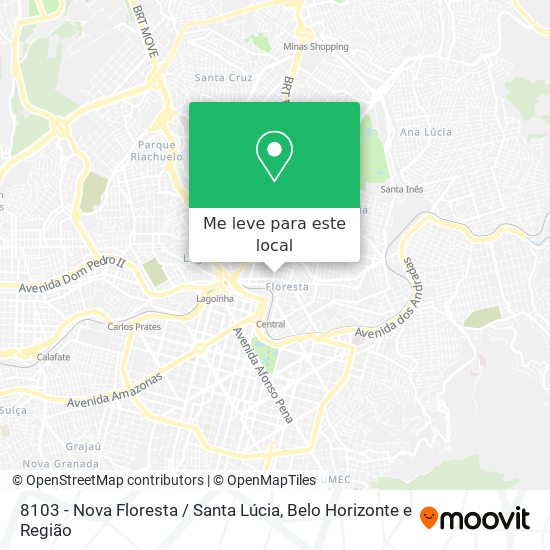 8103 - Nova Floresta / Santa Lúcia mapa