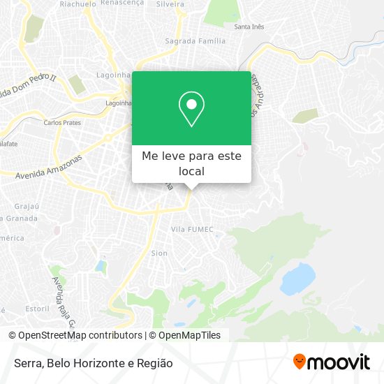 Serra mapa