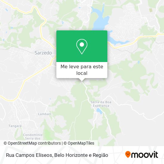 Rua Campos Elíseos mapa