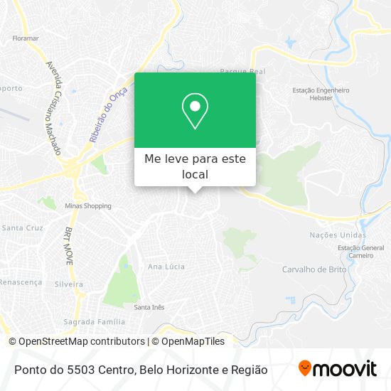 Ponto do 5503 Centro mapa