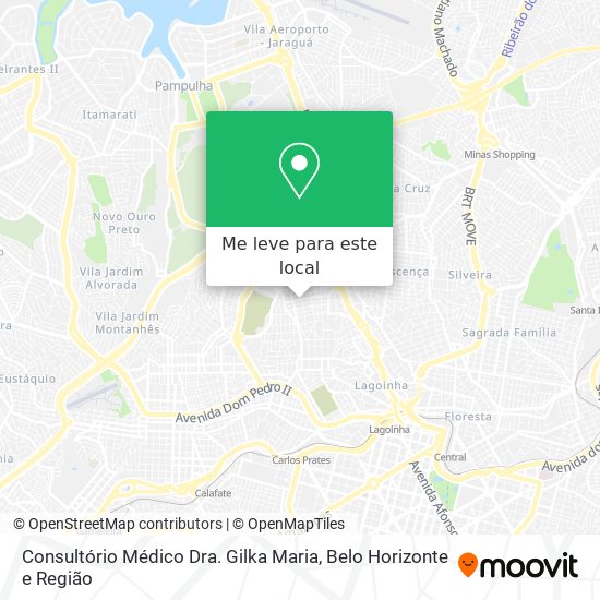 Consultório Médico Dra. Gilka Maria mapa
