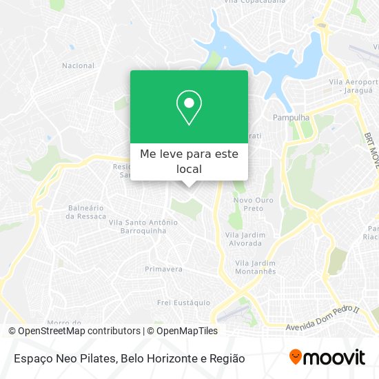 Espaço Neo Pilates mapa