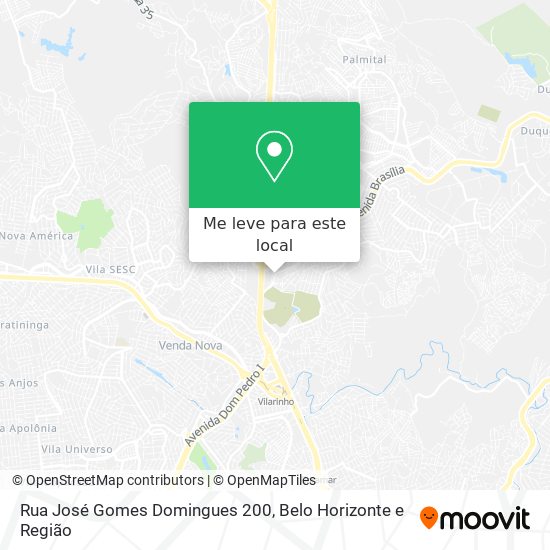 Rua José Gomes Domingues 200 mapa