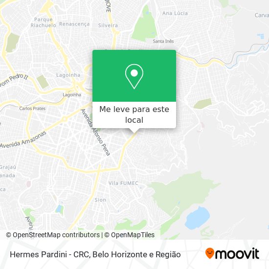 Hermes Pardini - CRC mapa