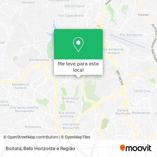 Boitatá mapa