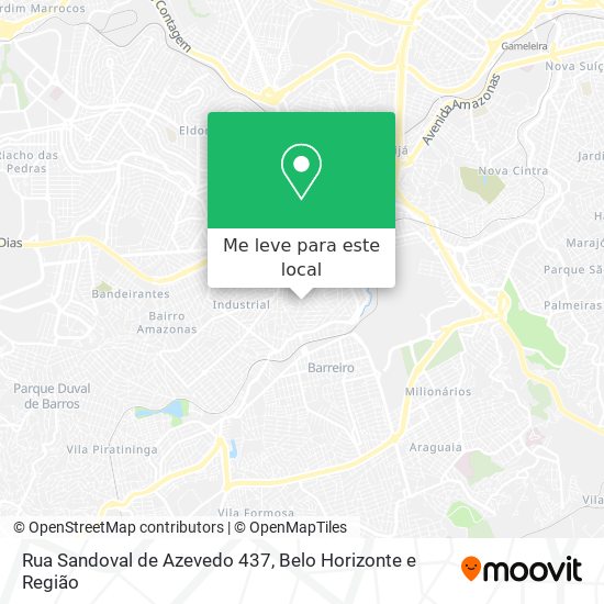 Rua Sandoval de Azevedo 437 mapa
