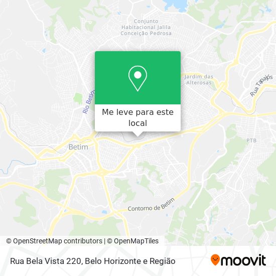Rua Bela Vista 220 mapa
