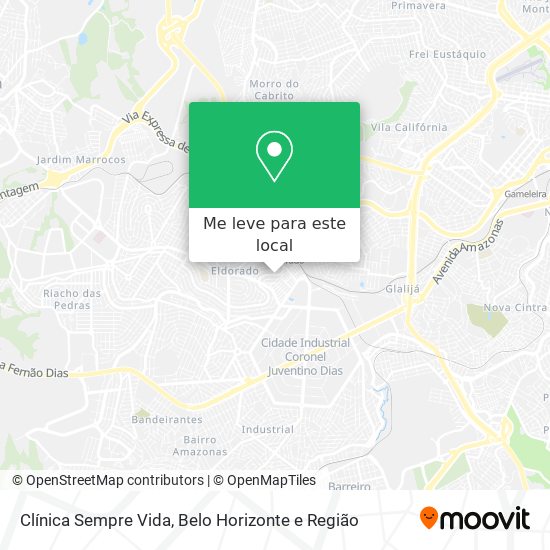 Clínica Sempre Vida mapa