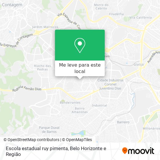 Escola estadual ruy pimenta mapa