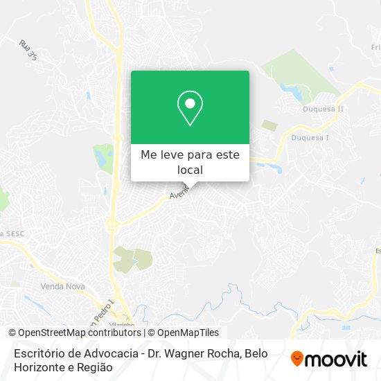 Escritório de Advocacia - Dr. Wagner Rocha mapa