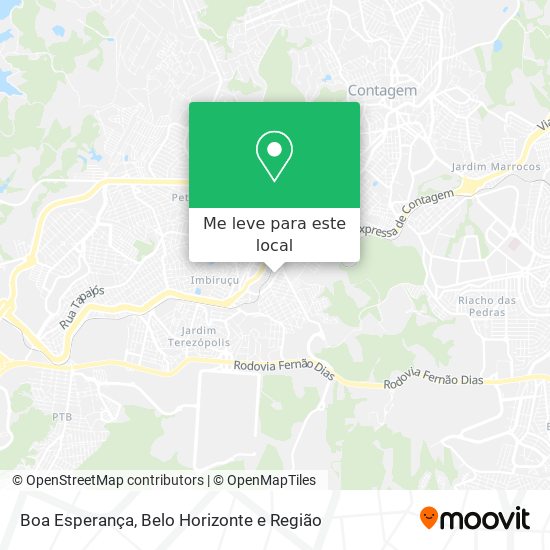 Boa Esperança mapa