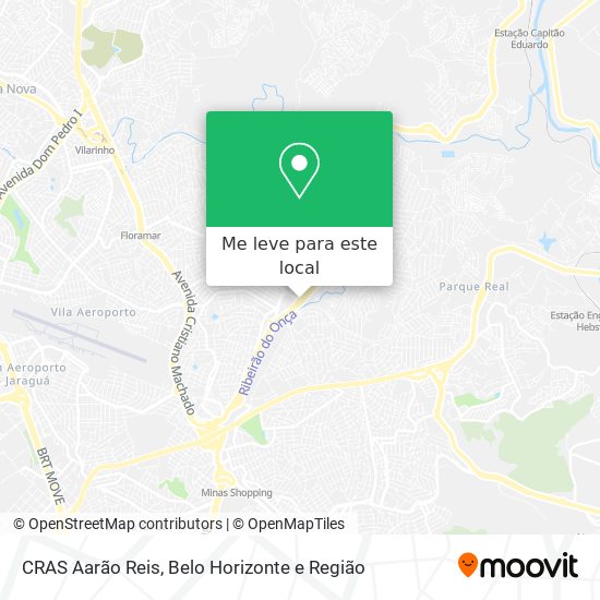 CRAS Aarão Reis mapa