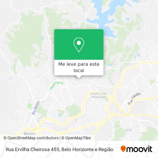 Rua Ervilha Cheirosa 455 mapa
