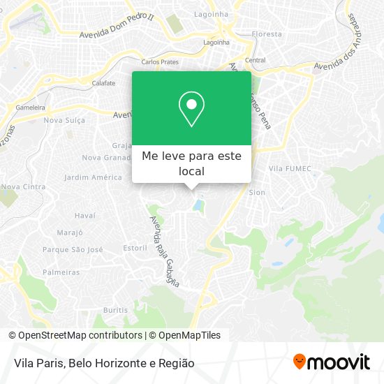 Vila Paris mapa