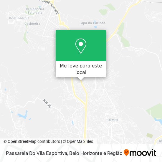 Passarela Do Vila Esportiva mapa