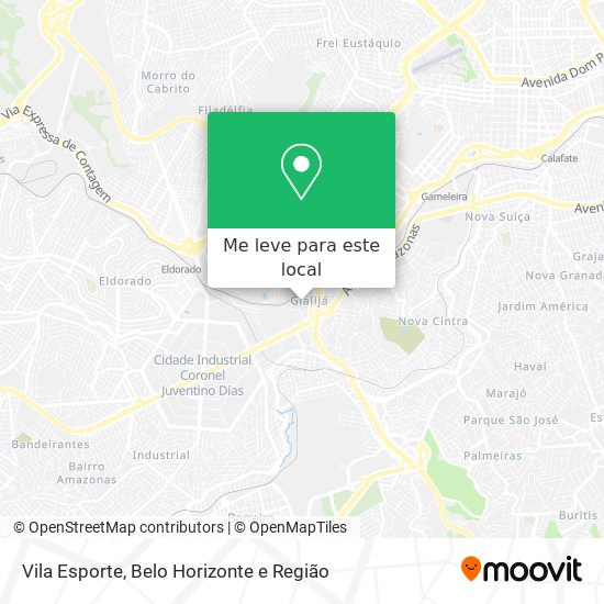 Vila Esporte mapa