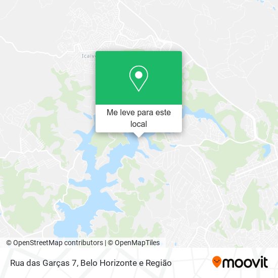Rua das Garças 7 mapa