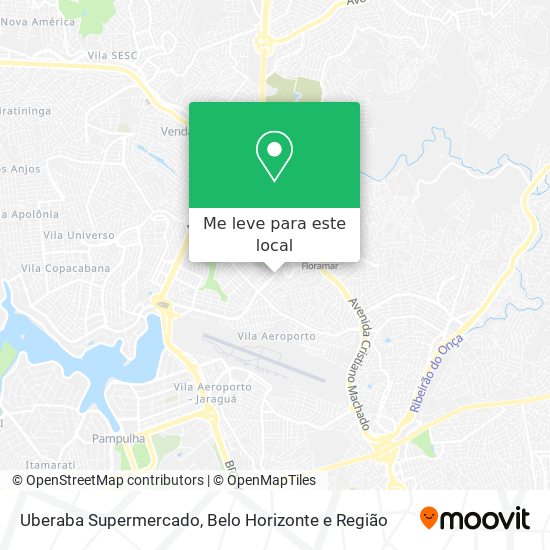 Uberaba Supermercado mapa