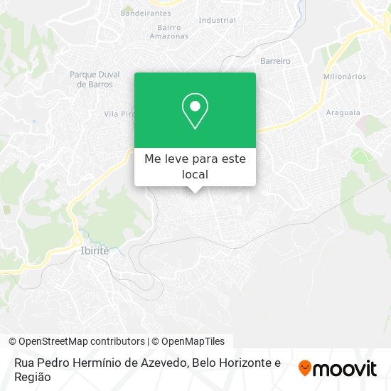 Rua Pedro Hermínio de Azevedo mapa