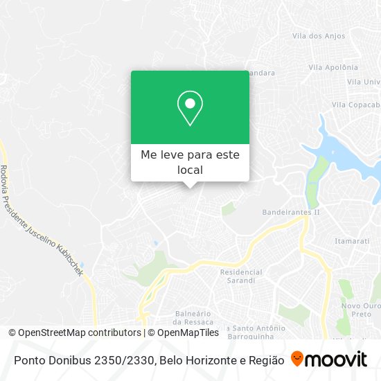 Ponto Donibus 2350/2330 mapa