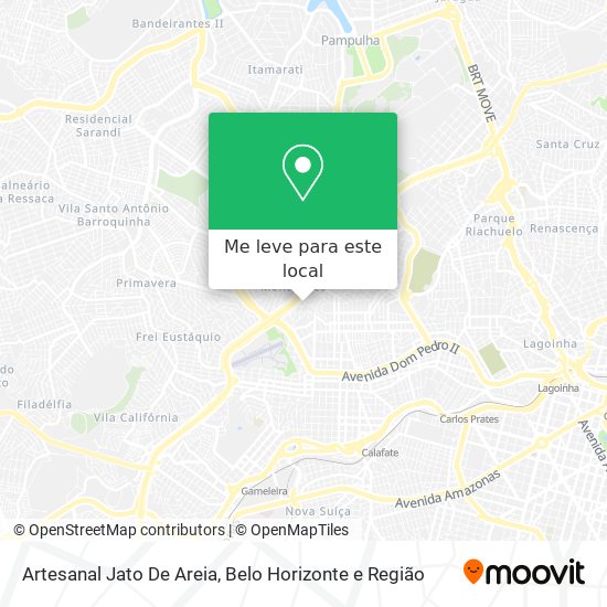Artesanal Jato De Areia mapa