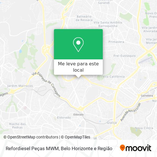 Refordiesel Peças MWM mapa