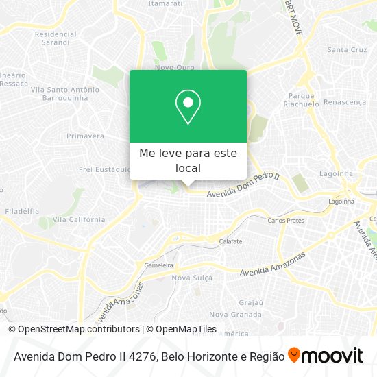 Avenida Dom Pedro II 4276 mapa