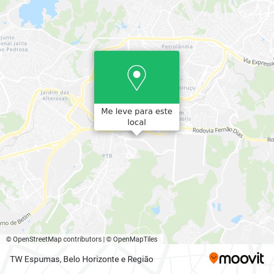 TW Espumas mapa