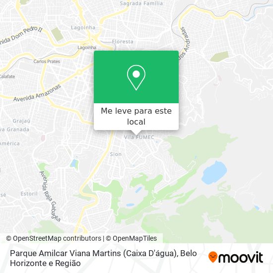Parque Amilcar Viana Martins (Caixa D'água) mapa