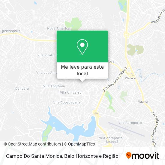 Campo Do Santa Monica mapa