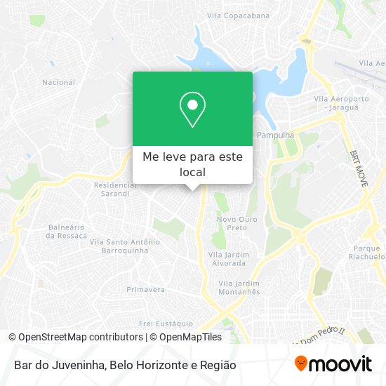 Bar do Juveninha mapa