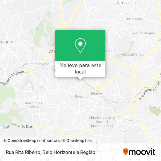 Rua Rita Ribeiro mapa