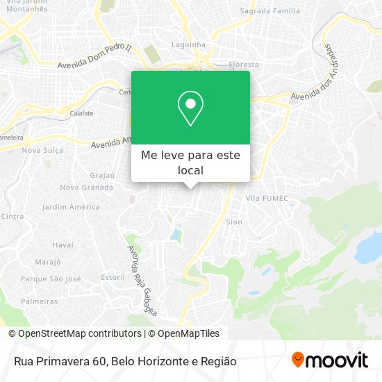 Rua Primavera 60 mapa