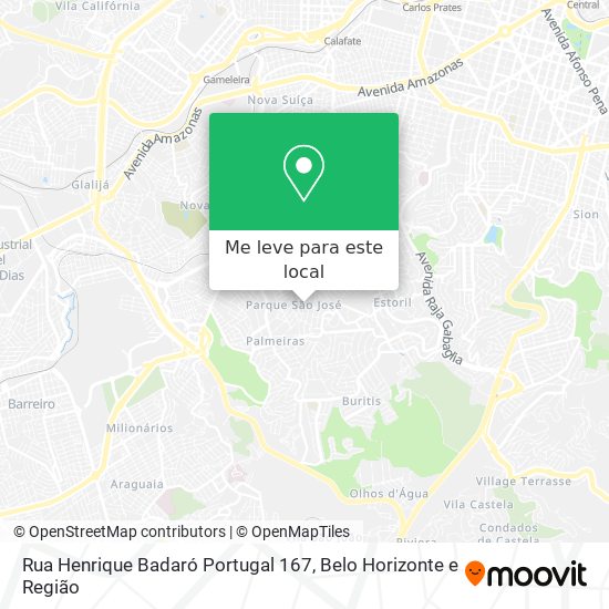 Rua Henrique Badaró Portugal 167 mapa