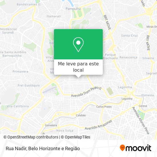Rua Nadir mapa