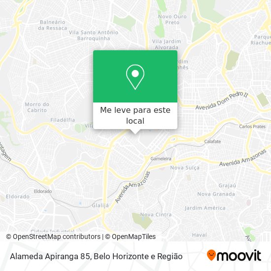 Alameda Apiranga 85 mapa