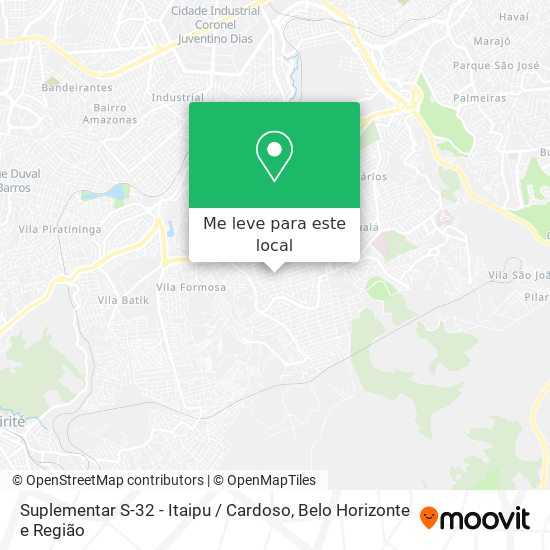 Suplementar S-32 - Itaipu / Cardoso mapa
