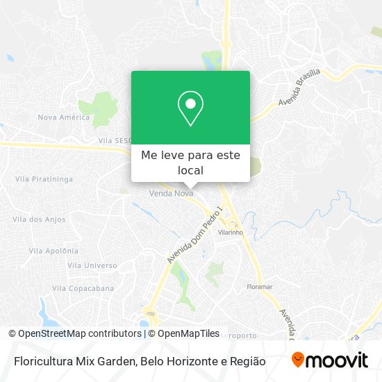 Floricultura Mix Garden mapa