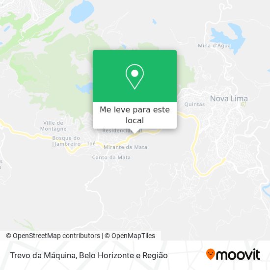 Trevo da Máquina mapa