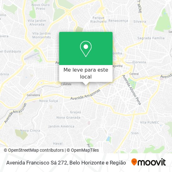Avenida Francisco Sá 272 mapa