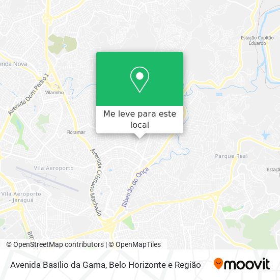 Avenida Basílio da Gama mapa