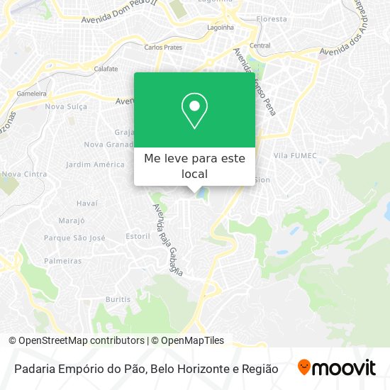 Padaria Empório do Pão mapa
